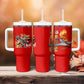 Tuskegee Red Tails Airmen Tumbler With Handle African American WWII Fighter Pilot Legacy - African Pride
