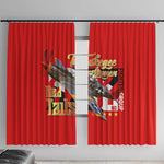 Tuskegee Red Tails Airmen Window Curtain African American WWII Fighter Pilot Legacy - African Pride