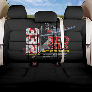 Red Tails Tuskegee Airmen Back Car Seat Cover 332nd Fighter Group WWII Legacy Tribute - African Pride