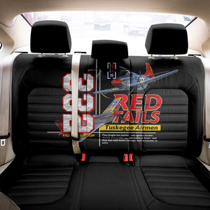 Red Tails Tuskegee Airmen Back Car Seat Cover 332nd Fighter Group WWII Legacy Tribute - African Pride