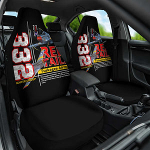 Red Tails Tuskegee Airmen Car Seat Cover 332nd Fighter Group WWII Legacy Tribute - African Pride