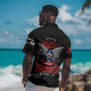 Red Tails Tuskegee Airmen Hawaiian Shirt 332nd Fighter Group WWII Legacy Tribute - African Pride