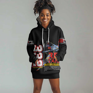 Red Tails Tuskegee Airmen Hoodie Dress 332nd Fighter Group WWII Legacy Tribute - African Pride