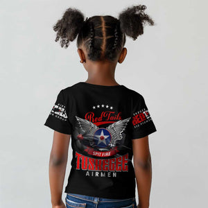 Red Tails Tuskegee Airmen Kid T shirt 332nd Fighter Group WWII Legacy Tribute - African Pride