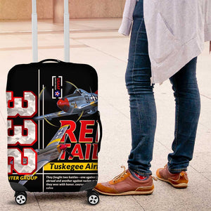 Red Tails Tuskegee Airmen Luggage Cover 332nd Fighter Group WWII Legacy Tribute - African Pride