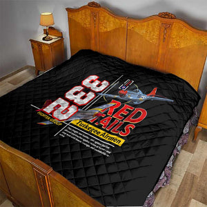 Red Tails Tuskegee Airmen Quilt 332nd Fighter Group WWII Legacy Tribute - African Pride