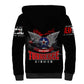 Red Tails Tuskegee Airmen Sherpa Hoodie 332nd Fighter Group WWII Legacy Tribute - African Pride