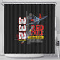 Red Tails Tuskegee Airmen Shower Curtain 332nd Fighter Group WWII Legacy Tribute - African Pride