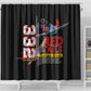 Red Tails Tuskegee Airmen Shower Curtain 332nd Fighter Group WWII Legacy Tribute - African Pride