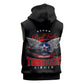Red Tails Tuskegee Airmen Sleeveless Hoodie 332nd Fighter Group WWII Legacy Tribute - African Pride
