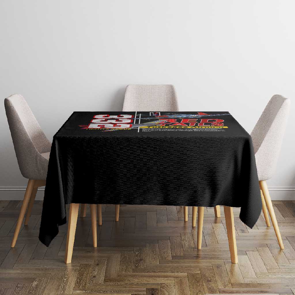 Red Tails Tuskegee Airmen Tablecloth 332nd Fighter Group WWII Legacy Tribute - African Pride