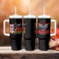 Red Tails Tuskegee Airmen Tumbler With Handle 332nd Fighter Group WWII Legacy Tribute - African Pride