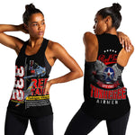 Red Tails Tuskegee Airmen Women Racerback Tank 332nd Fighter Group WWII Legacy Tribute - African Pride