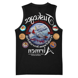 Wings of Honor Tuskegee Airmen Basketball Jersey 332nd 477th Fighter Group Tribute - African Pride