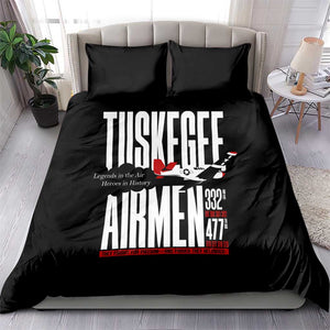 Wings of Honor Tuskegee Airmen Bedding Set 332nd 477th Fighter Group Tribute - African Pride
