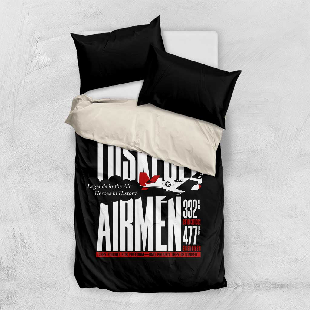 Wings of Honor Tuskegee Airmen Bedding Set 332nd 477th Fighter Group Tribute - African Pride
