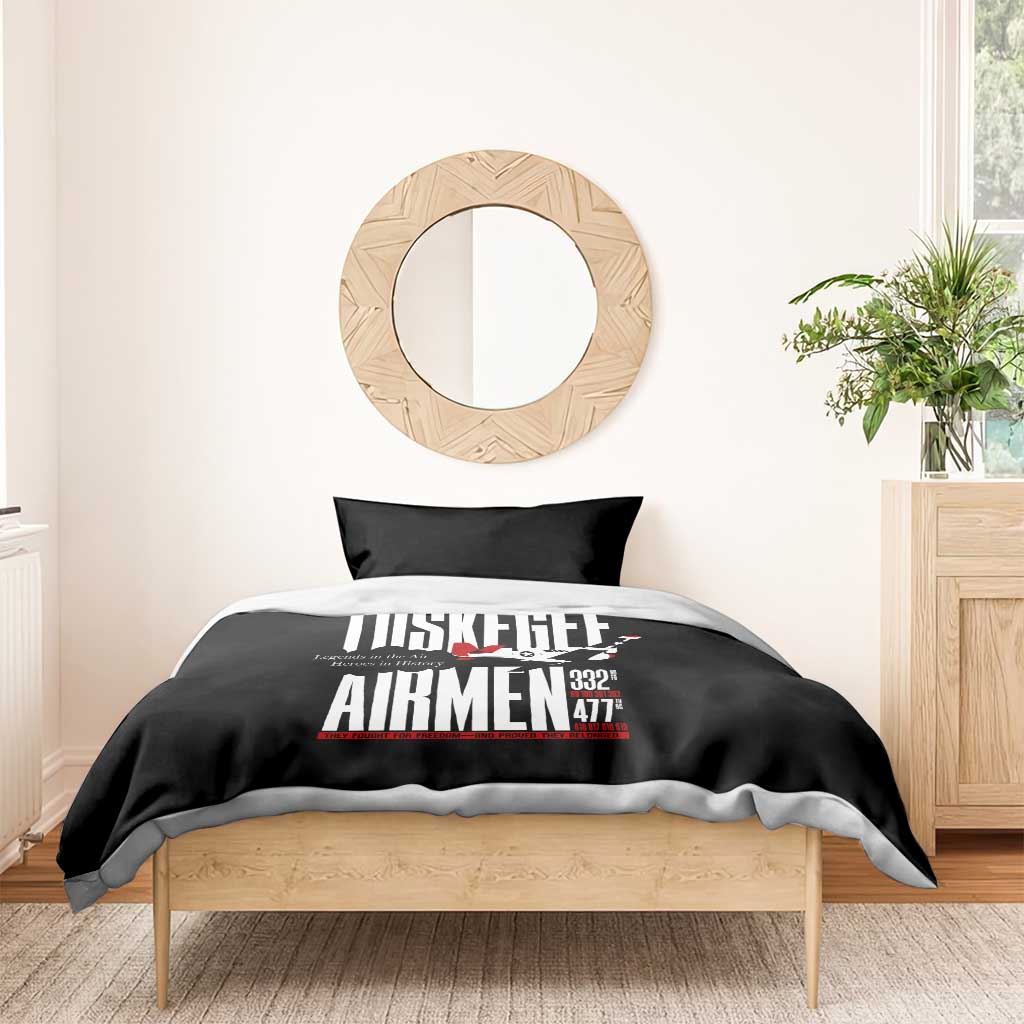Wings of Honor Tuskegee Airmen Bedding Set 332nd 477th Fighter Group Tribute - African Pride
