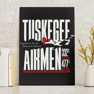 Wings of Honor Tuskegee Airmen Canvas Wall Art 332nd 477th Fighter Group Tribute - African Pride
