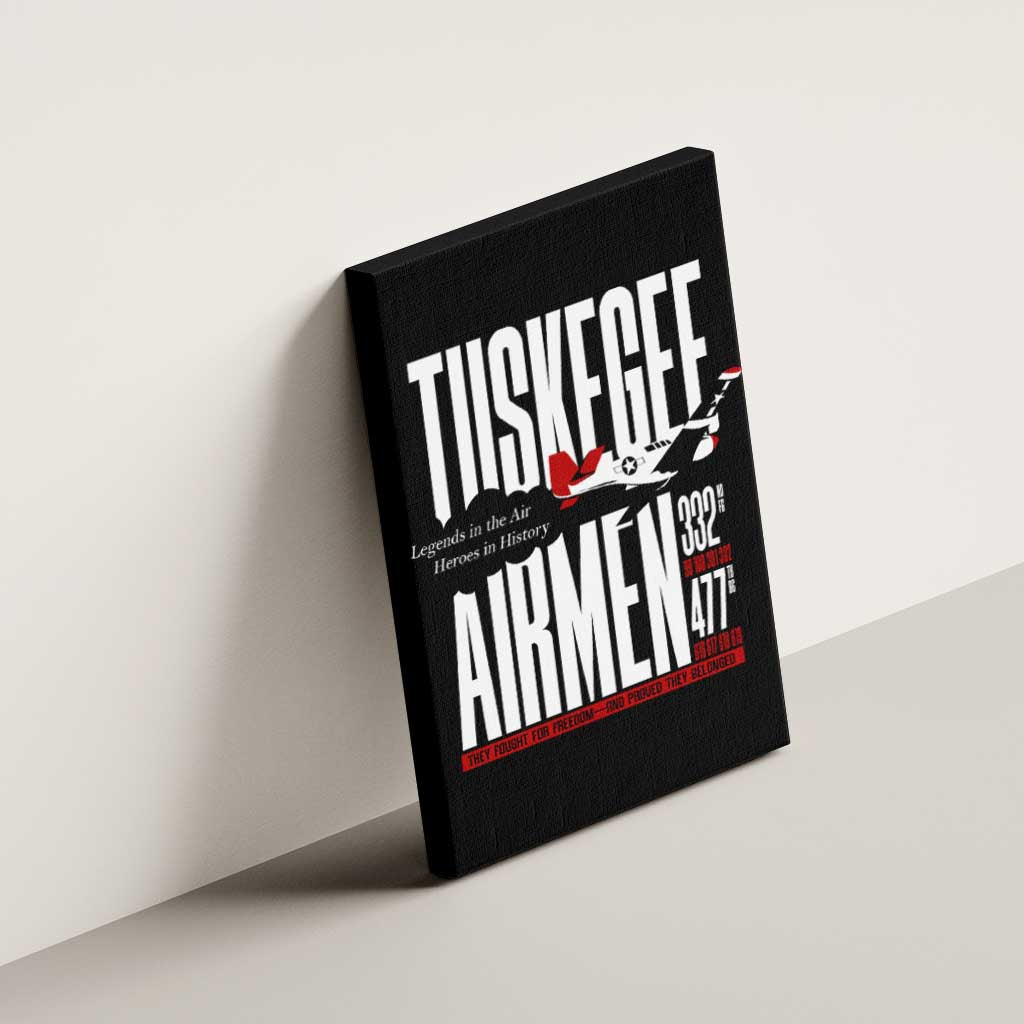Wings of Honor Tuskegee Airmen Canvas Wall Art 332nd 477th Fighter Group Tribute - African Pride