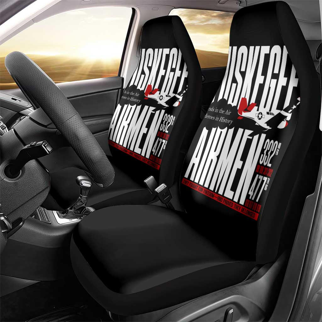 Wings of Honor Tuskegee Airmen Car Seat Cover 332nd 477th Fighter Group Tribute - African Pride