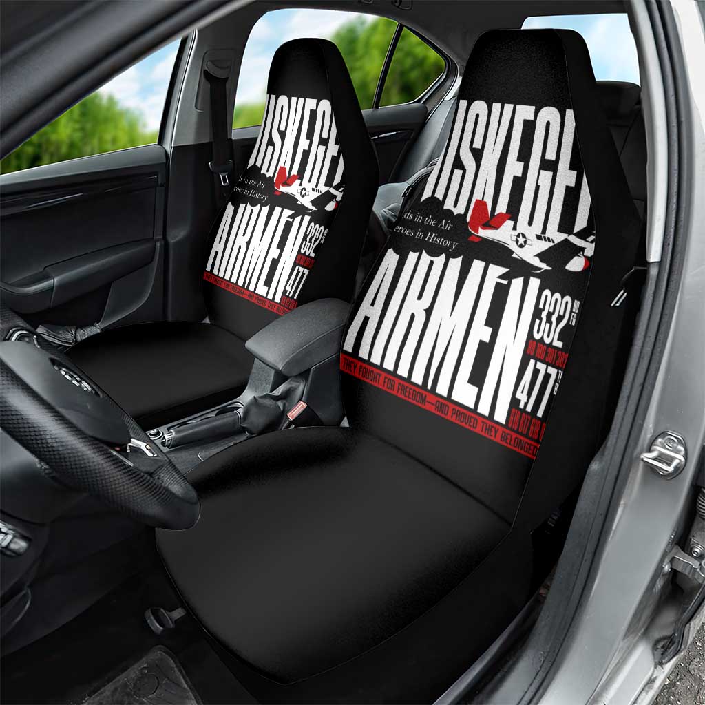 Wings of Honor Tuskegee Airmen Car Seat Cover 332nd 477th Fighter Group Tribute - African Pride