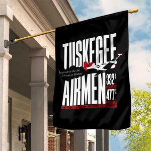 Wings of Honor Tuskegee Airmen Garden Flag 332nd 477th Fighter Group Tribute - African Pride