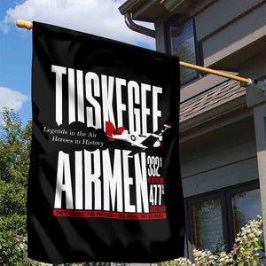 Wings of Honor Tuskegee Airmen Garden Flag 332nd 477th Fighter Group Tribute - African Pride