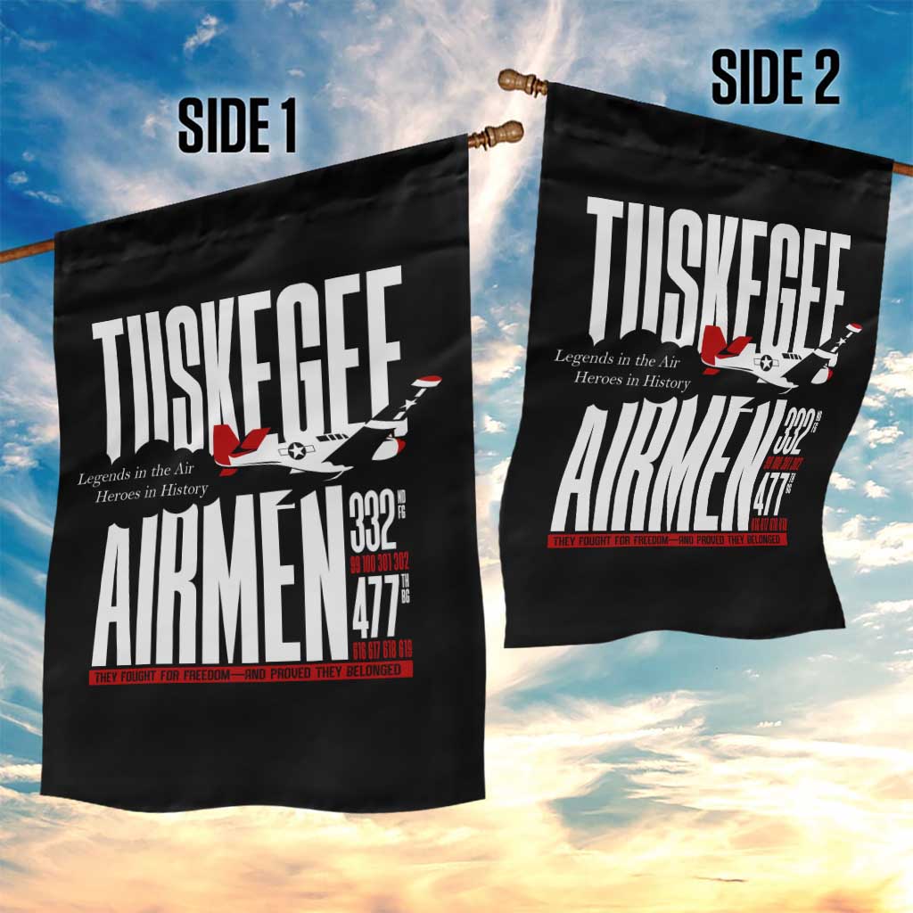 Wings of Honor Tuskegee Airmen Garden Flag 332nd 477th Fighter Group Tribute - African Pride