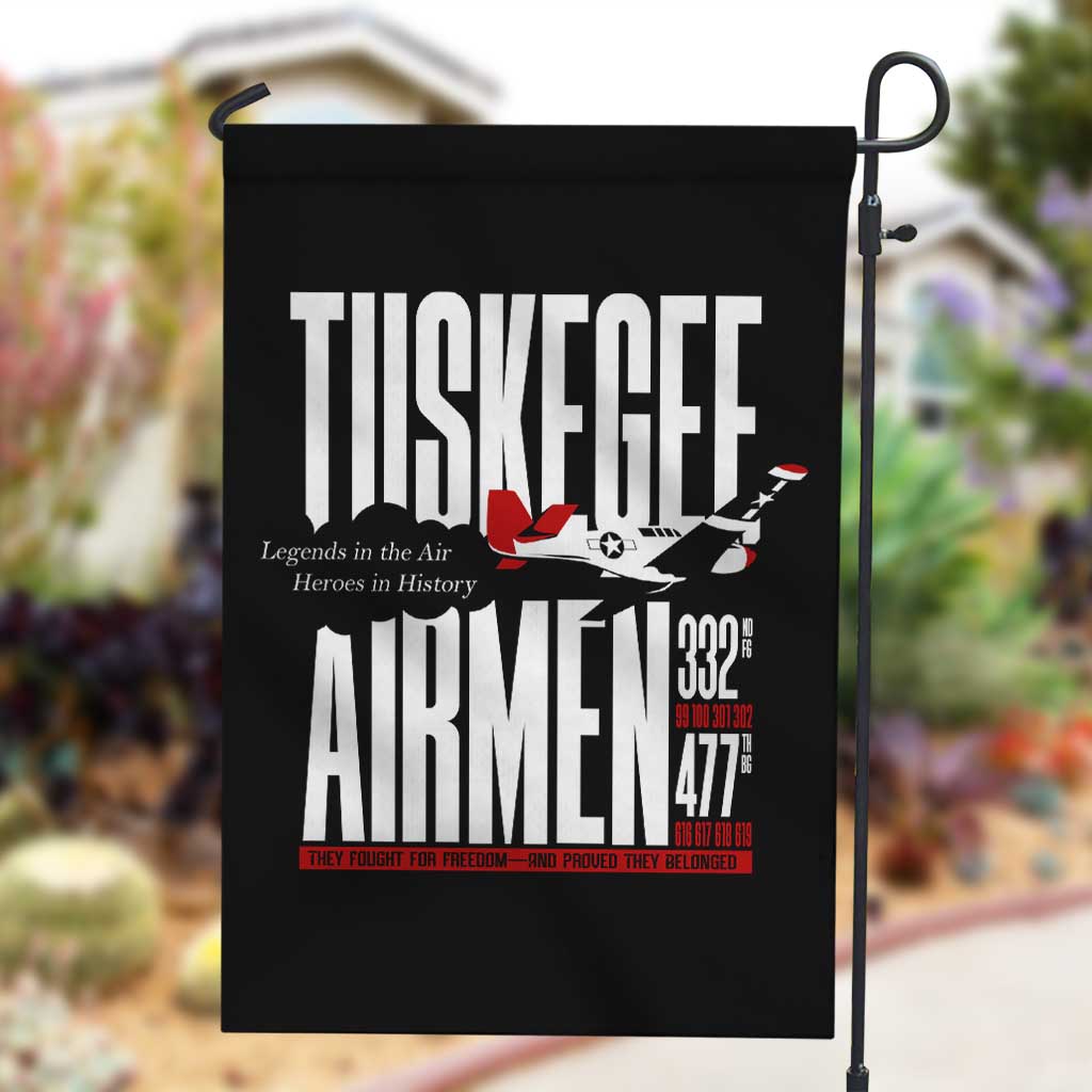 Wings of Honor Tuskegee Airmen Garden Flag 332nd 477th Fighter Group Tribute - African Pride