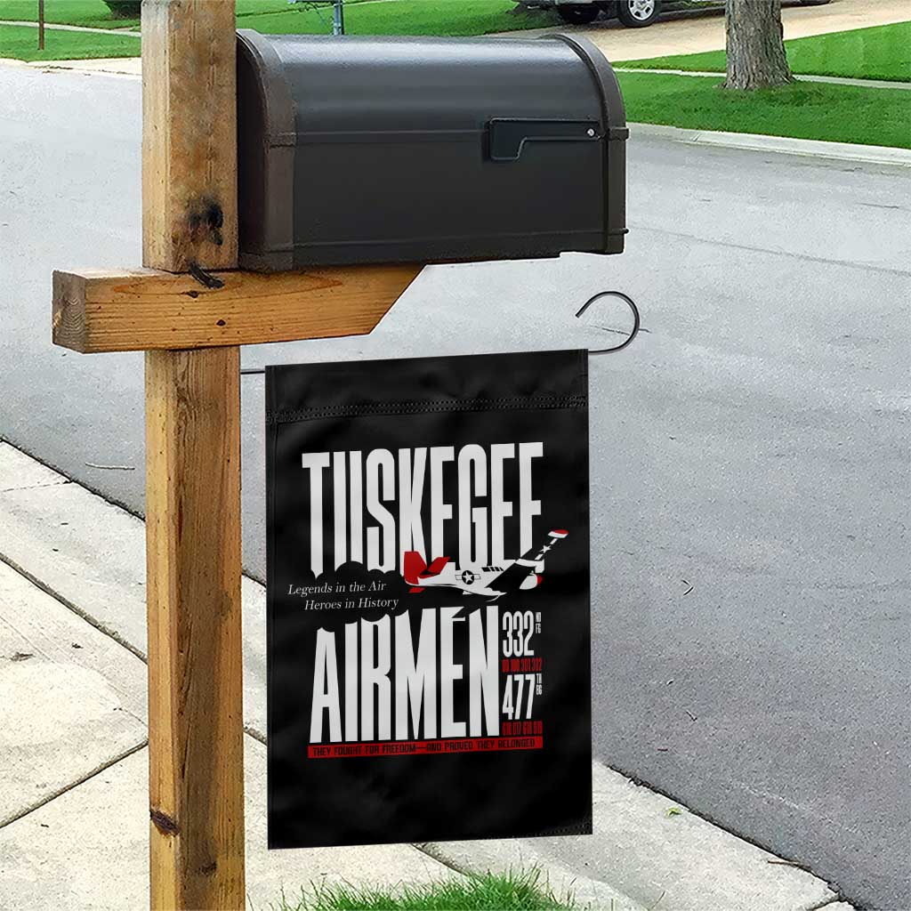 Wings of Honor Tuskegee Airmen Garden Flag 332nd 477th Fighter Group Tribute - African Pride