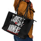 Wings of Honor Tuskegee Airmen Leather Tote Bag 332nd 477th Fighter Group Tribute - African Pride