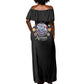 Wings of Honor Tuskegee Airmen Off Shoulder Maxi Dress 332nd 477th Fighter Group Tribute - African Pride