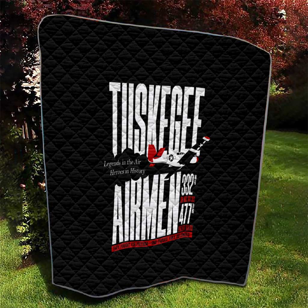 Wings of Honor Tuskegee Airmen Quilt 332nd 477th Fighter Group Tribute - African Pride