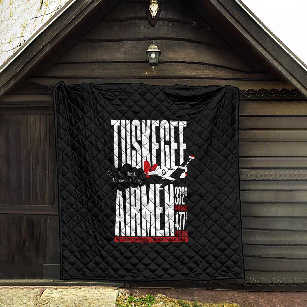 Wings of Honor Tuskegee Airmen Quilt 332nd 477th Fighter Group Tribute - African Pride