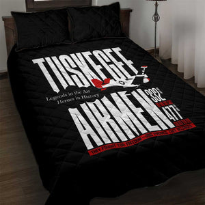 Wings of Honor Tuskegee Airmen Quilt Bed Set 332nd 477th Fighter Group Tribute - African Pride