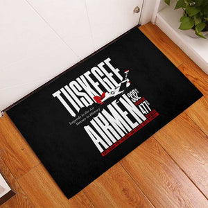 Wings of Honor Tuskegee Airmen Rubber Doormat 332nd 477th Fighter Group Tribute - African Pride