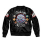 Wings of Honor Tuskegee Airmen Sleeve Zip Bomber Jacket 332nd 477th Fighter Group Tribute - African Pride