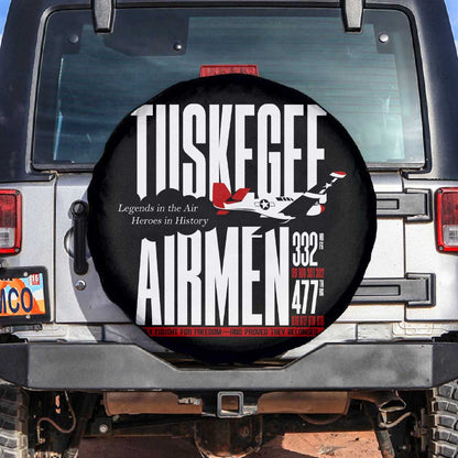 Wings of Honor Tuskegee Airmen Spare Tire Cover 332nd 477th Fighter Group Tribute - African Pride