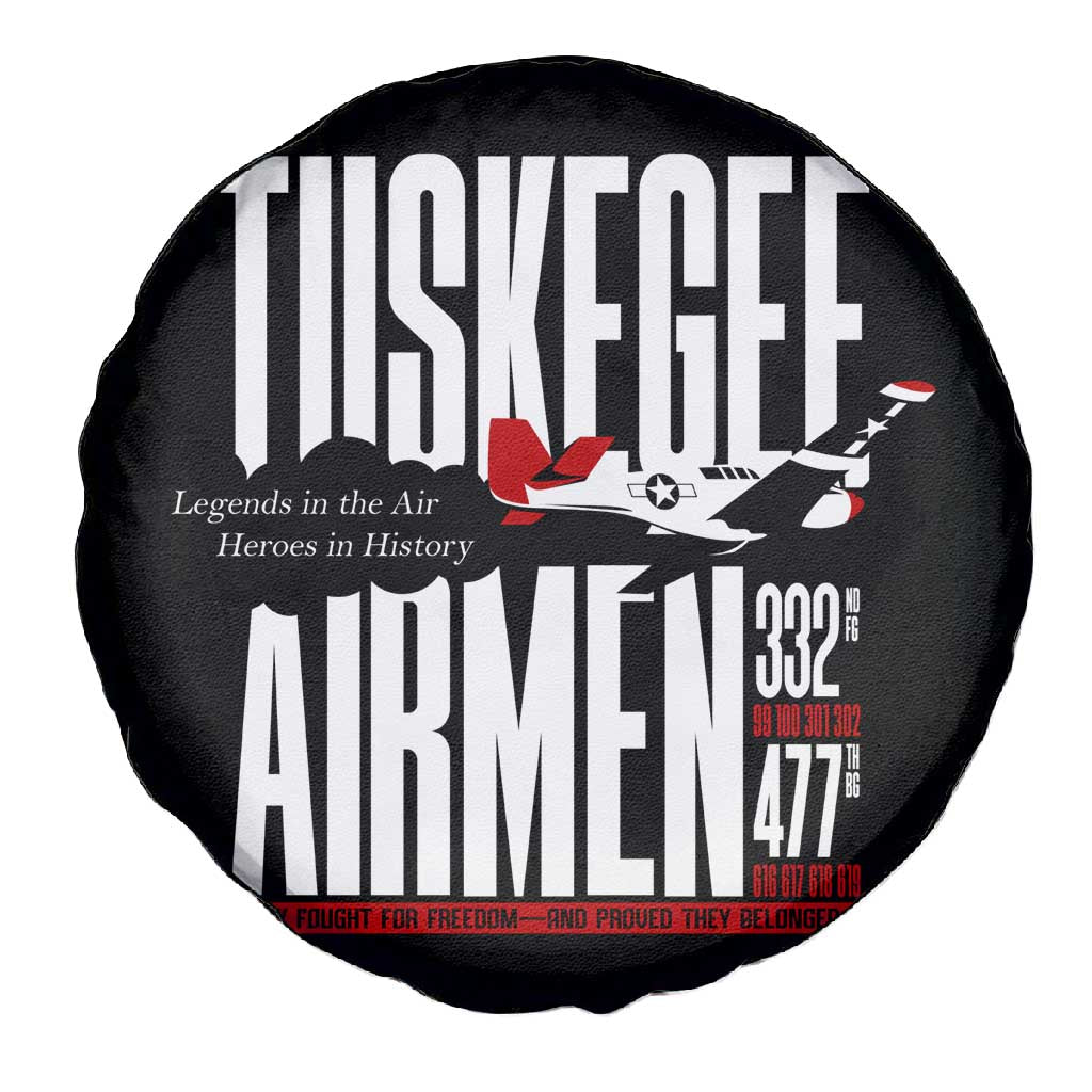 Wings of Honor Tuskegee Airmen Spare Tire Cover 332nd 477th Fighter Group Tribute - African Pride