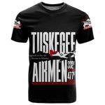 Wings of Honor Tuskegee Airmen T shirt 332nd 477th Fighter Group Tribute - African Pride