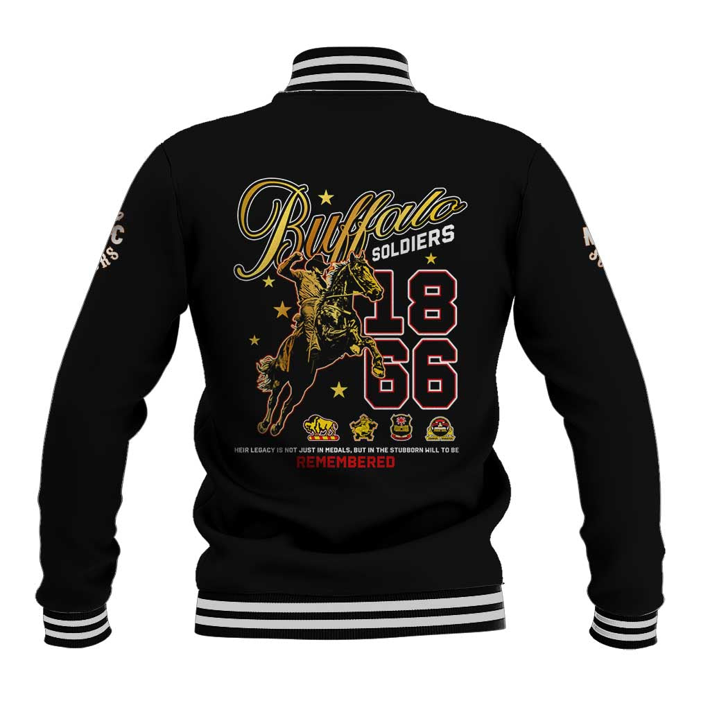 Buffalo Soldiers Baseball Jacket 1866-1944 African American Black Heros Legacy - African Pride