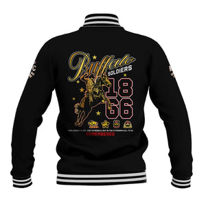 Buffalo Soldiers Baseball Jacket 1866-1944 African American Black Heros Legacy - African Pride