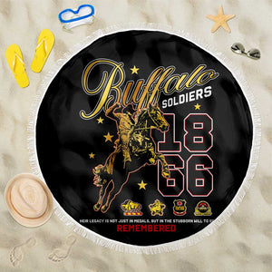 Buffalo Soldiers Beach Blanket 1866-1944 African American Black Heros Legacy - African Pride