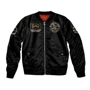 Buffalo Soldiers Bomber Jacket 1866-1944 African American Black Heros Legacy - African Pride