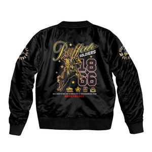 Buffalo Soldiers Bomber Jacket 1866-1944 African American Black Heros Legacy - African Pride