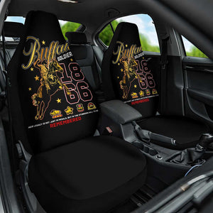 Buffalo Soldiers Car Seat Cover 1866-1944 African American Black Heros Legacy - African Pride