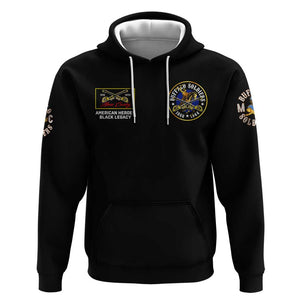 Buffalo Soldiers Hoodie 1866-1944 African American Black Heros Legacy - African Pride