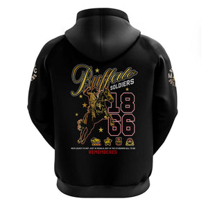 Buffalo Soldiers Hoodie 1866-1944 African American Black Heros Legacy - African Pride