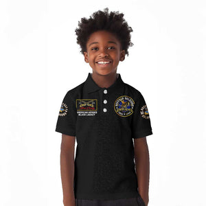Buffalo Soldiers Kid Polo Shirt 1866-1944 African American Black Heros Legacy - African Pride