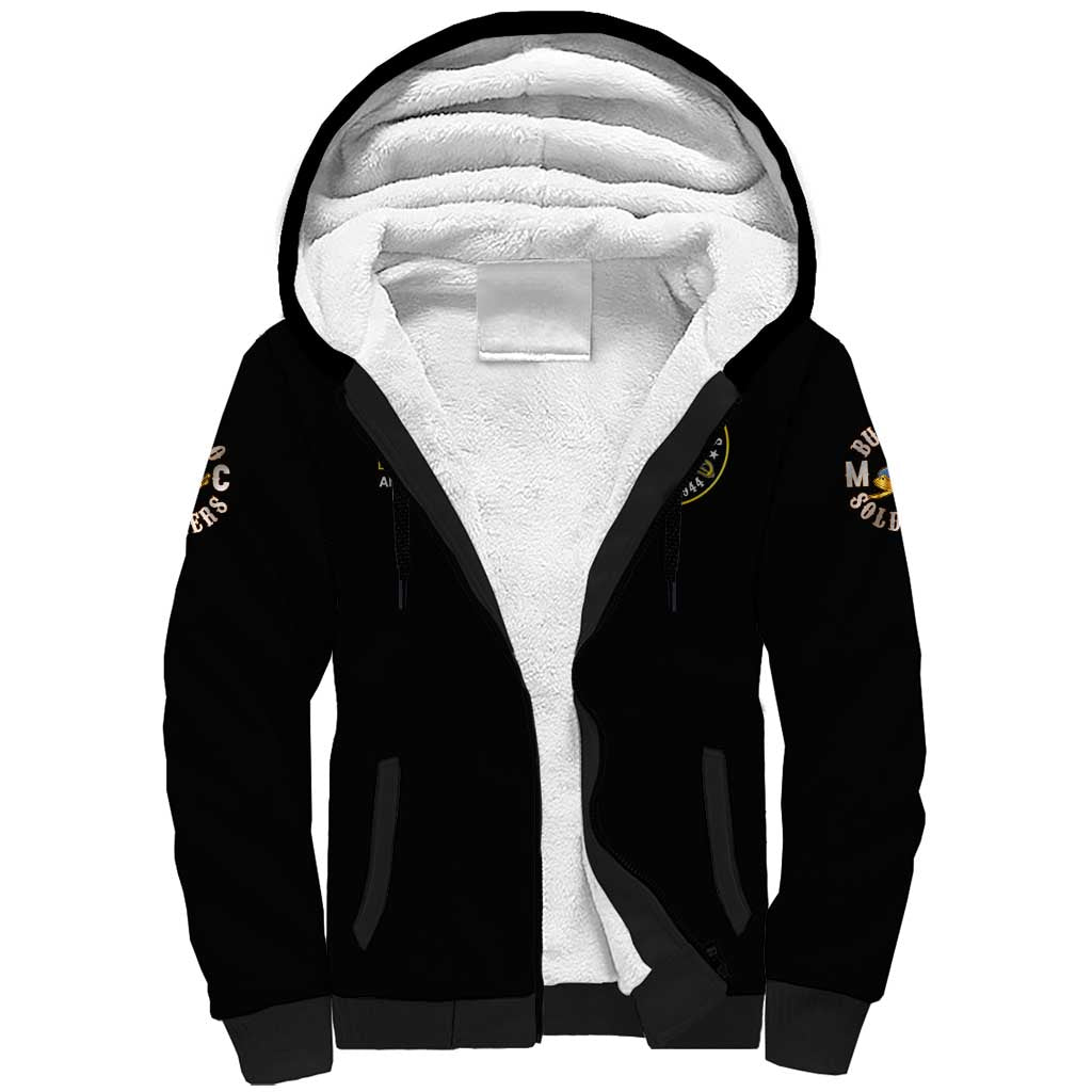 Buffalo Soldiers Sherpa Hoodie 1866-1944 African American Black Heros Legacy - African Pride